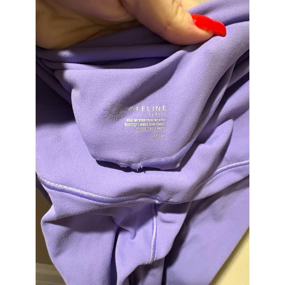 Aerie Purple Flare Leggings - Picture 5 of 5